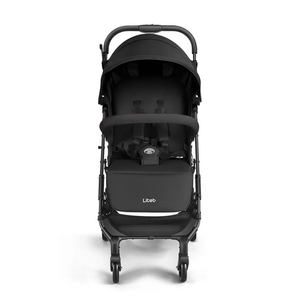 Carrinho Compacto 0-15 Kg Oppa Preto Litet - Bb463 Bb463