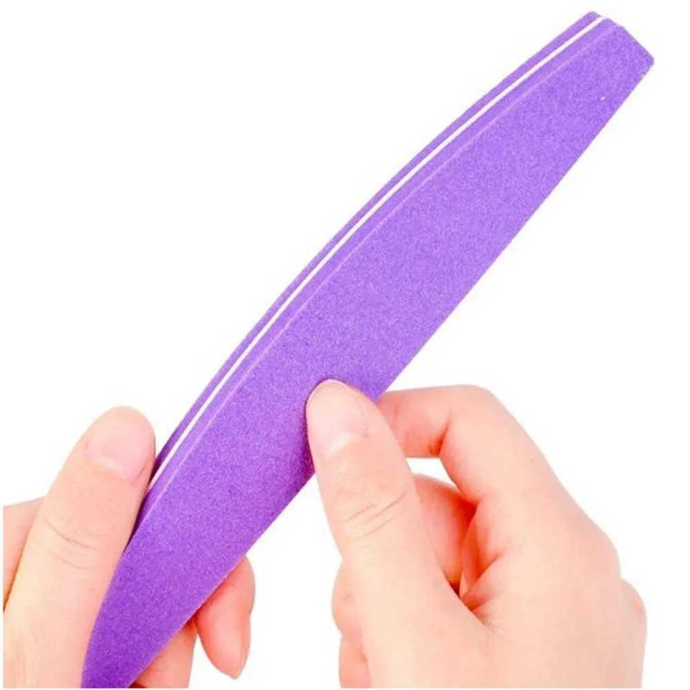 1 Lixa Manicure Para Unhas De Acrilico Boomerang 100/180