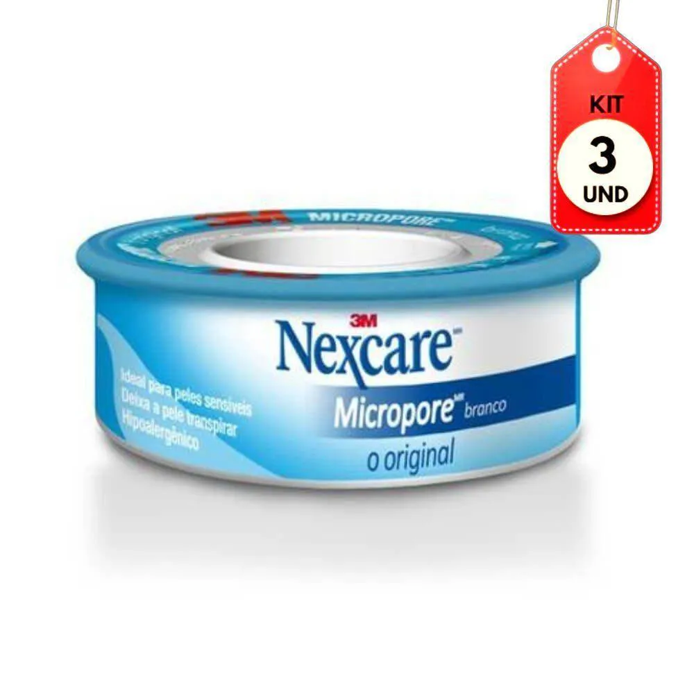 Kit C-03 3m Nexcare Micropore 1,2mmx4,5m