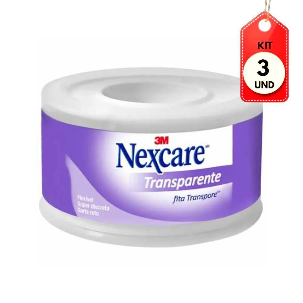 Kit C-03 3m Nexcare Transpore 2,5mmx4,5m