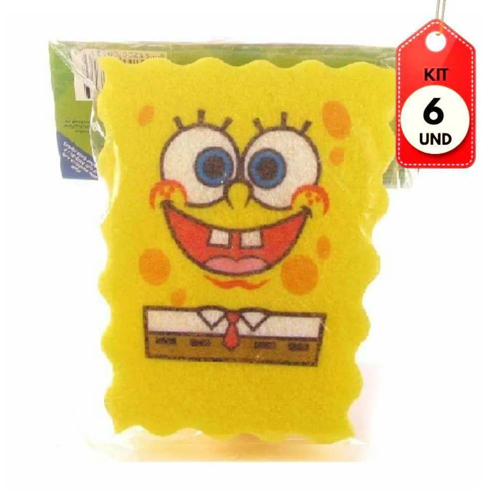 Kit C-06 3m Bob Esponja P- Banho Refil