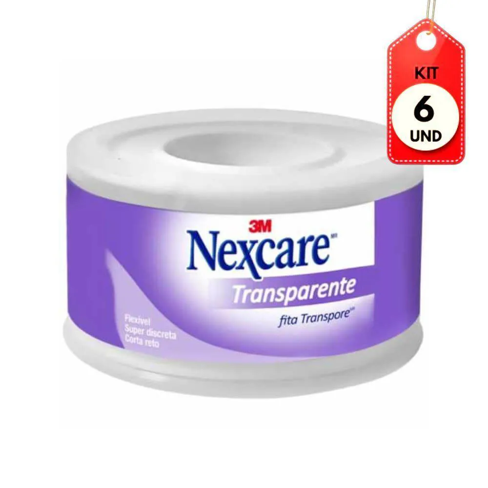 Kit C-06 3m Nexcare Transpore 2,5mmx4,5m