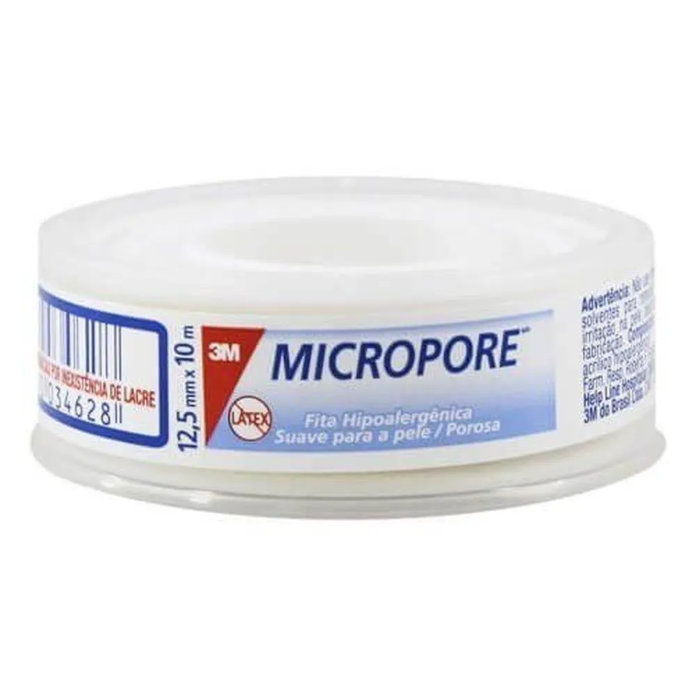 3m Micropore Hospitalar 12,5mmx10m
