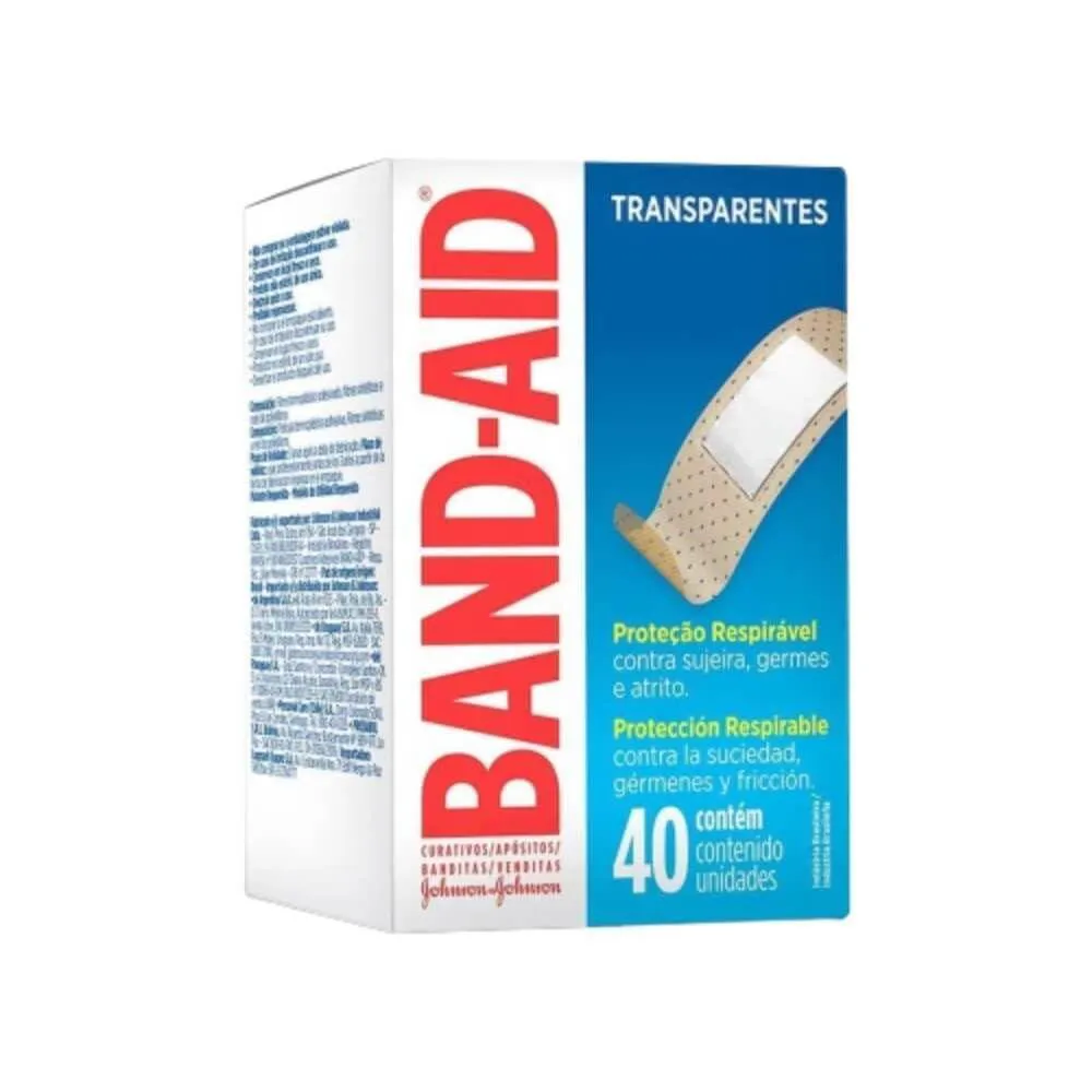 Band Aid Curativo Transparente C-40