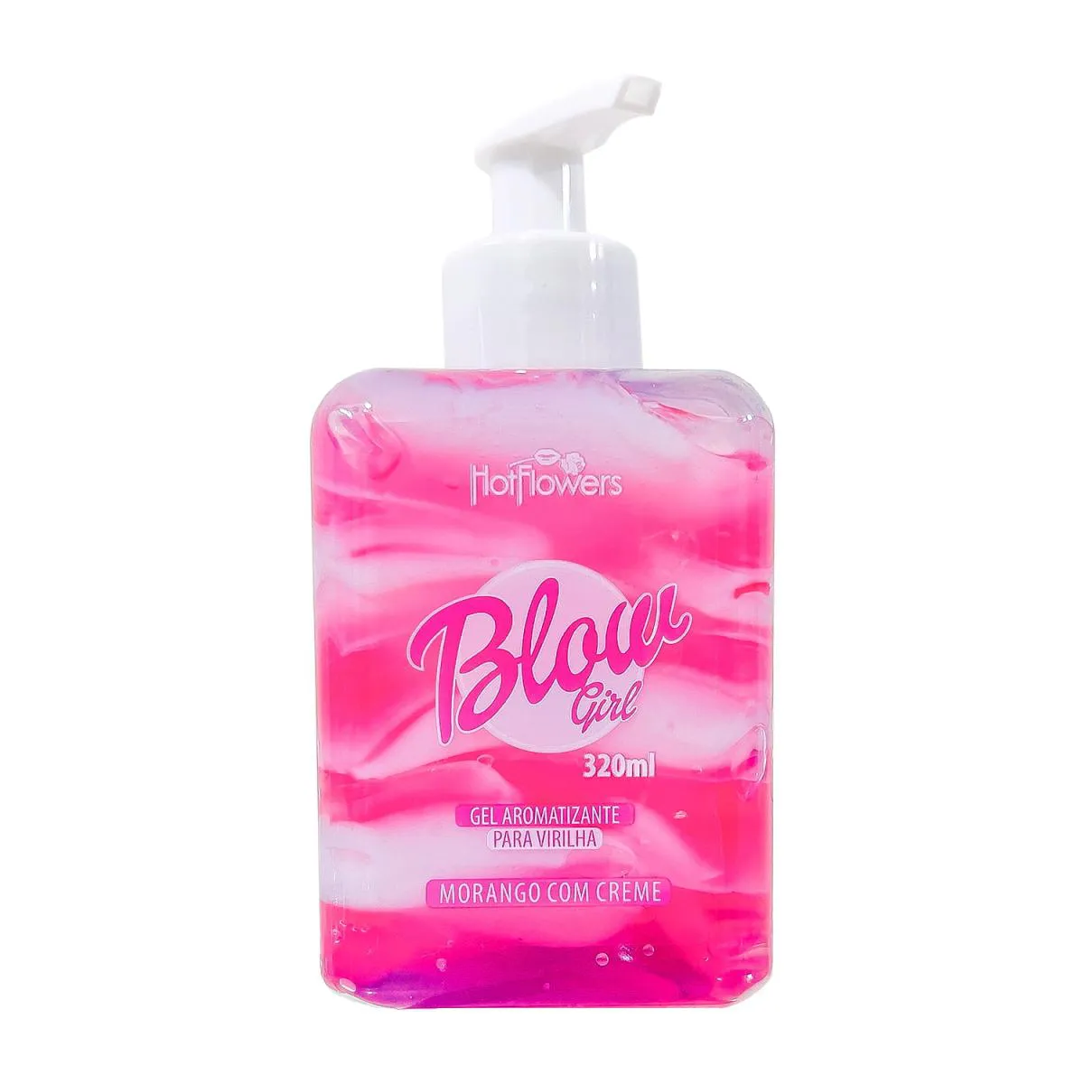 Blow Girl Hidratante Aveludado Beijável para Região Pélvica e Virilha Morango com Creme 320ml