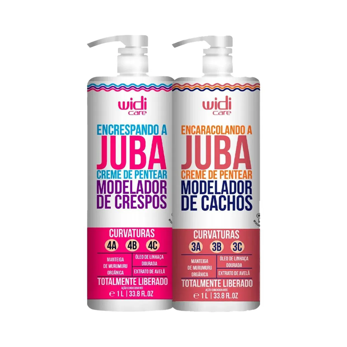 Kit Widi Care Juba Encrespando E Encaracolando 1l