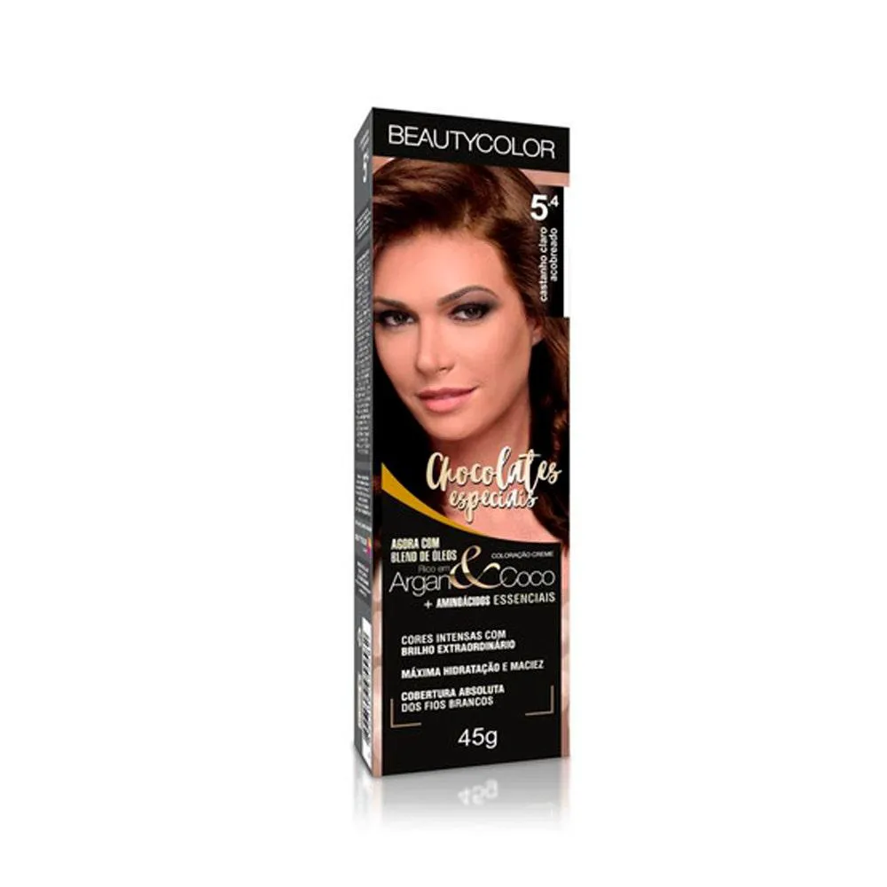 Tintura Beauty Color 5.4 Castanho Claro Acobreado