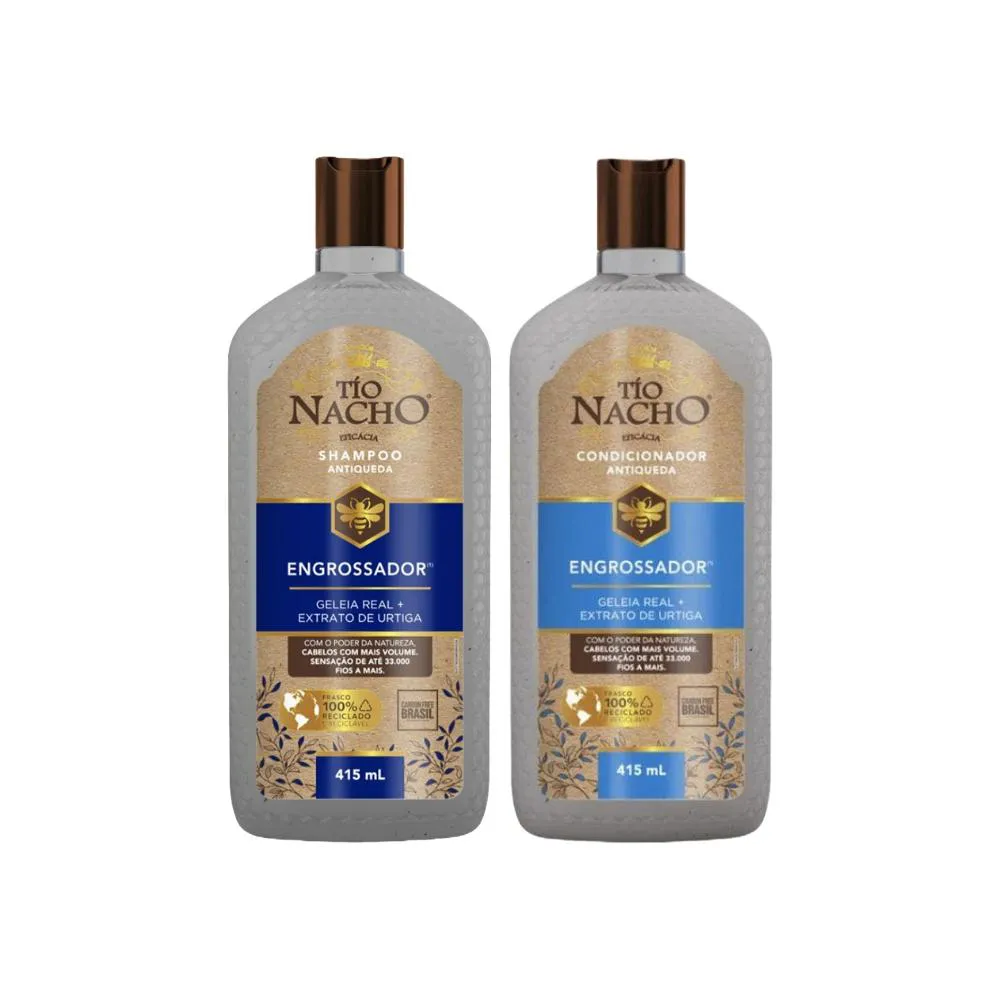 Kit Tio Nacho Antiqueda e Engrossador (2 produtos)