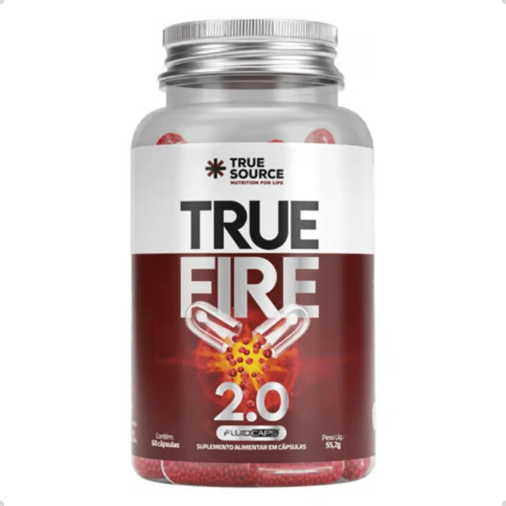 Thermo True Fire 2.0 60 Capsulas True Source Natural