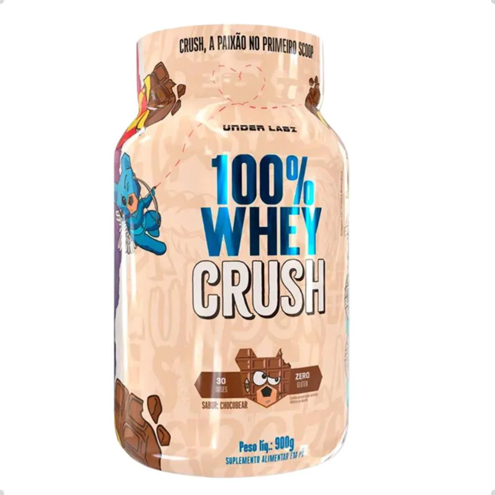 100% Whey Protein Crush Concentrado 900g Under Labz Chocolate