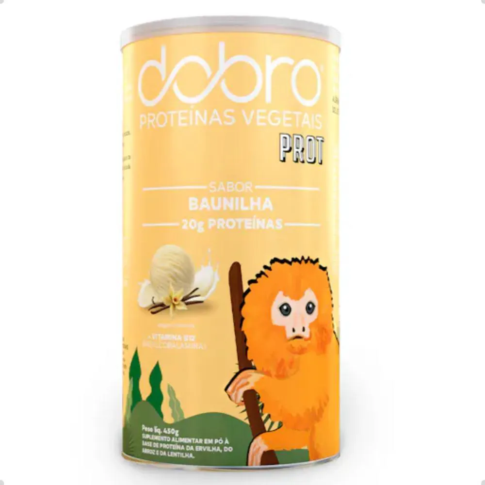 Vegan Protein PROT 20g Proteina 450g Dobro Baunilha