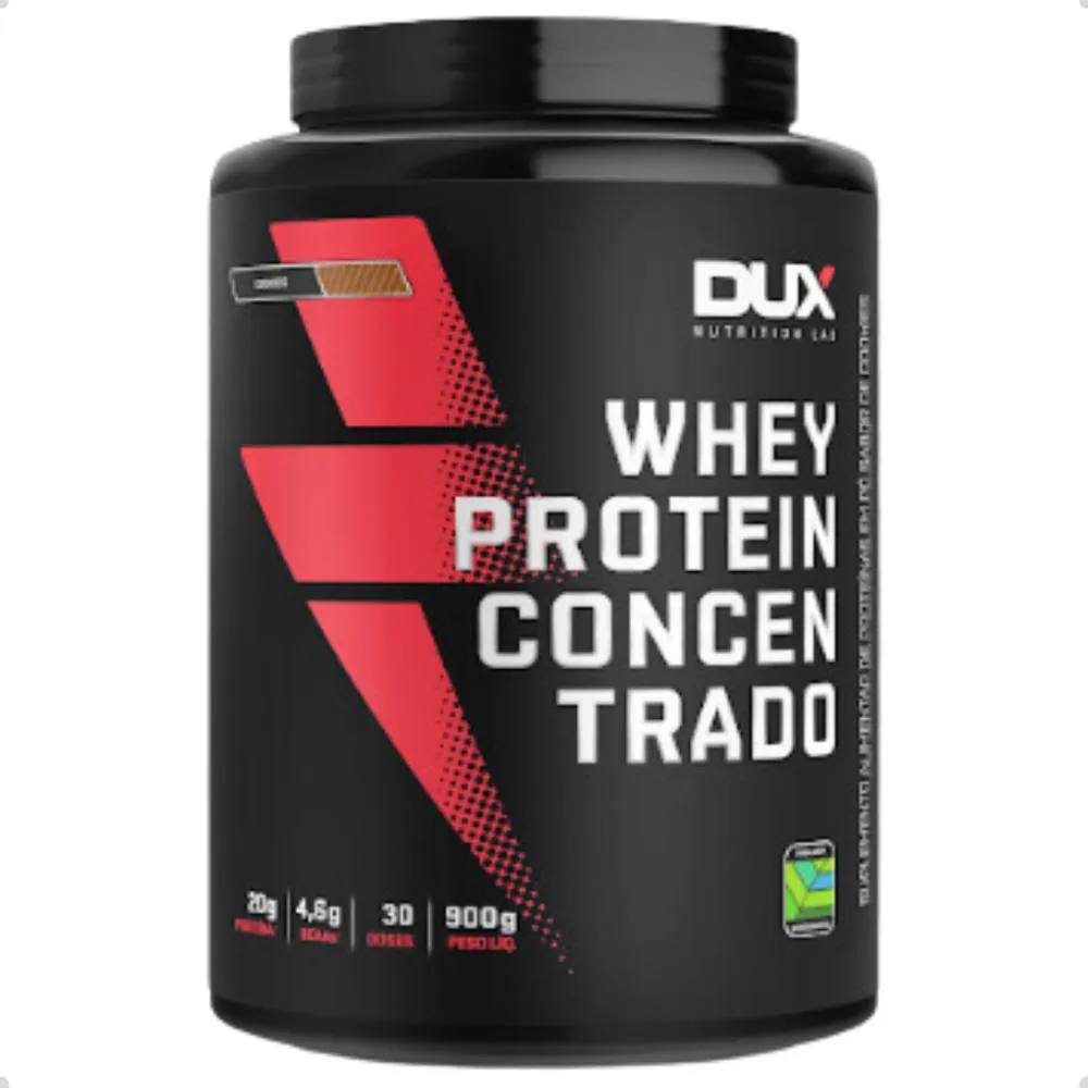 Whey Protein Concentrado Pote 900g Dux Nutrition Butter Cookies