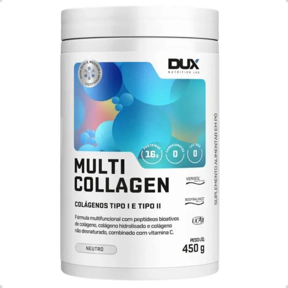 Multi Collagen Pele e Articulações 450g Dux Nutrition Neutro