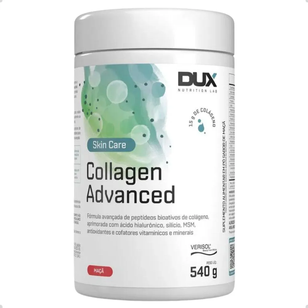 Collagen Advanced MSM Skin Care 540g Dux Nutrition Maçã