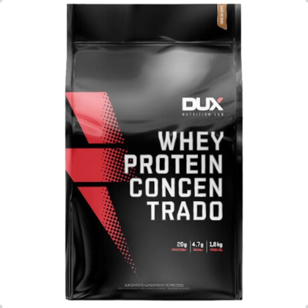 Whey Protein Concentrado Refil 1,8Kg Dux Nutrition Doce DE Leite