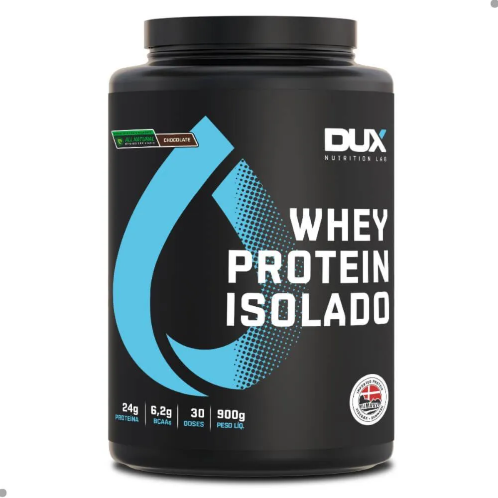 Whey Protein Isolado All Natural 900g Dux Nutrition Chocolate