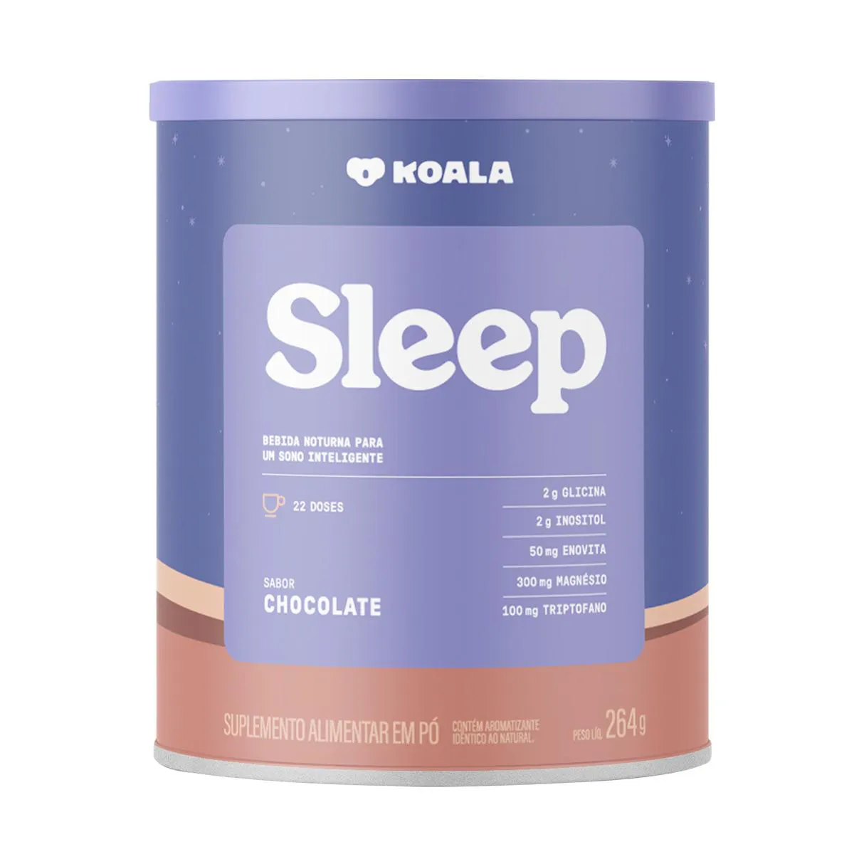 Bebida Noturna Koala Sleep Chocolate 264g