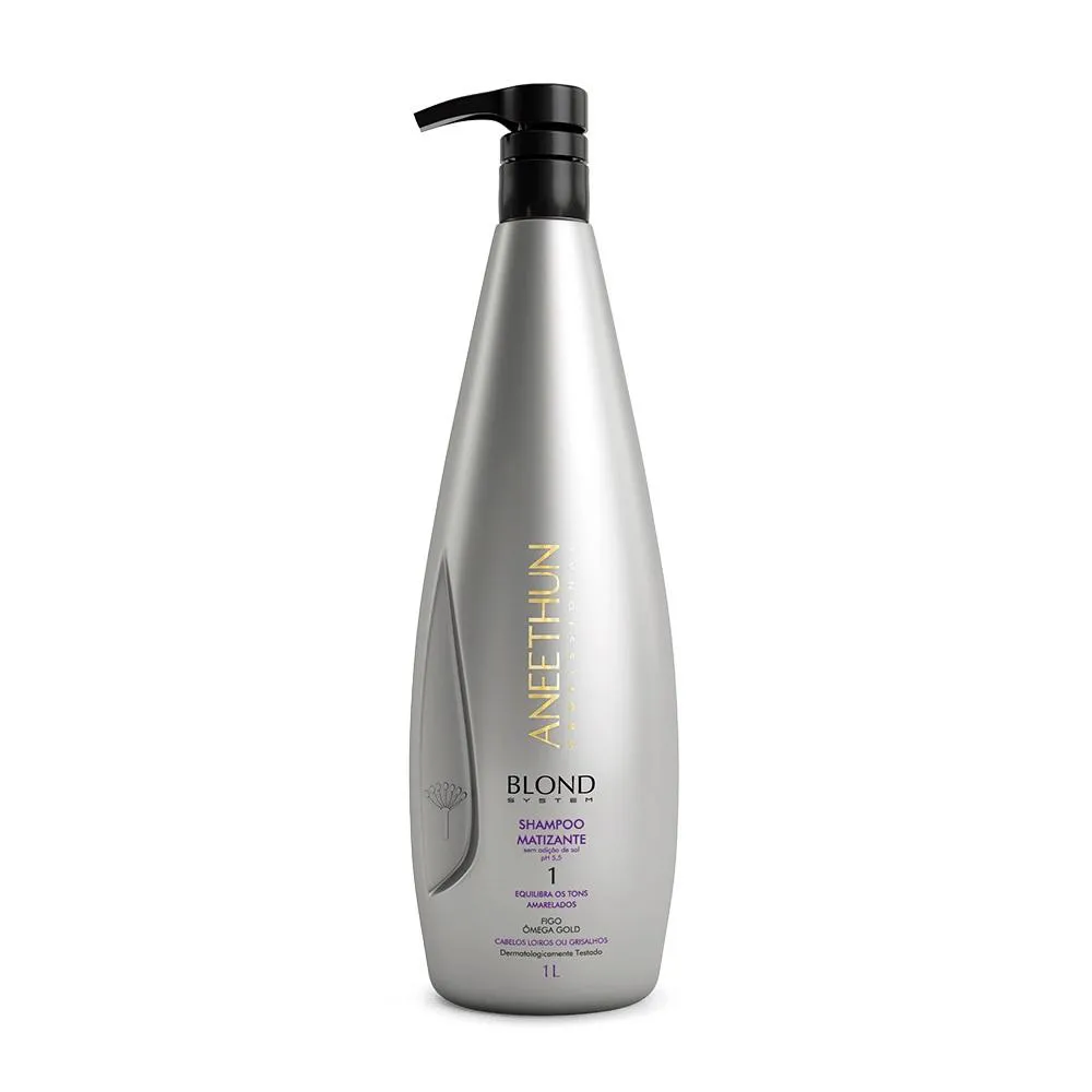 Shampoo Matizador Aneethun Blond System 1L