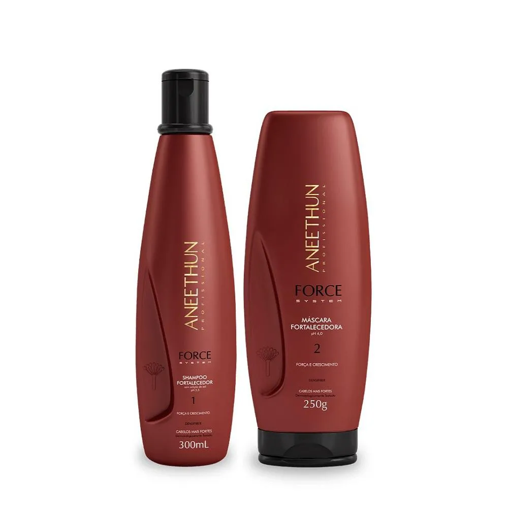Aneethun Force System - Kit Shampoo 300ml + Máscara 250ml