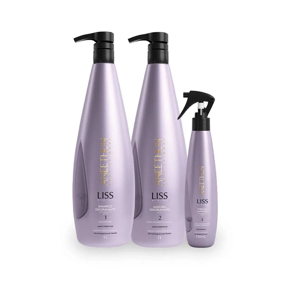 Kit Aneethun Liss System Trio Disciplinante Profissional