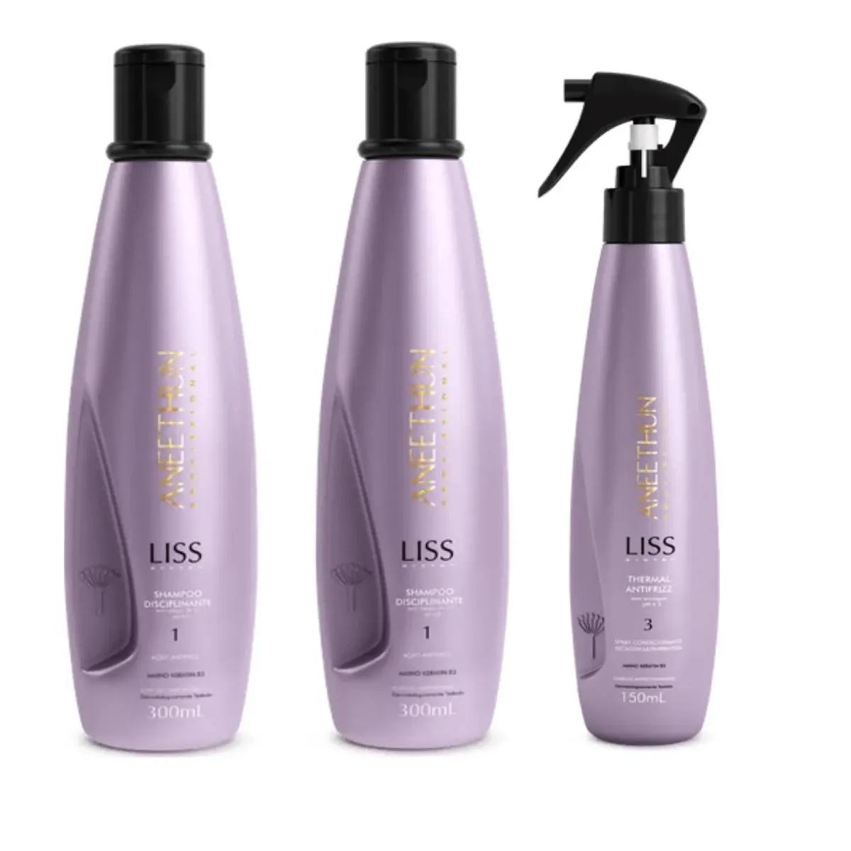 Kit Aneethun Liss System Disciplinante (3 Produtos)