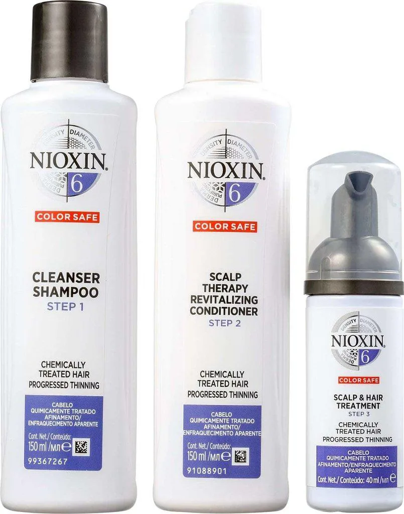 Kit Nioxin System 6 Small 150ml (3 Produtos)