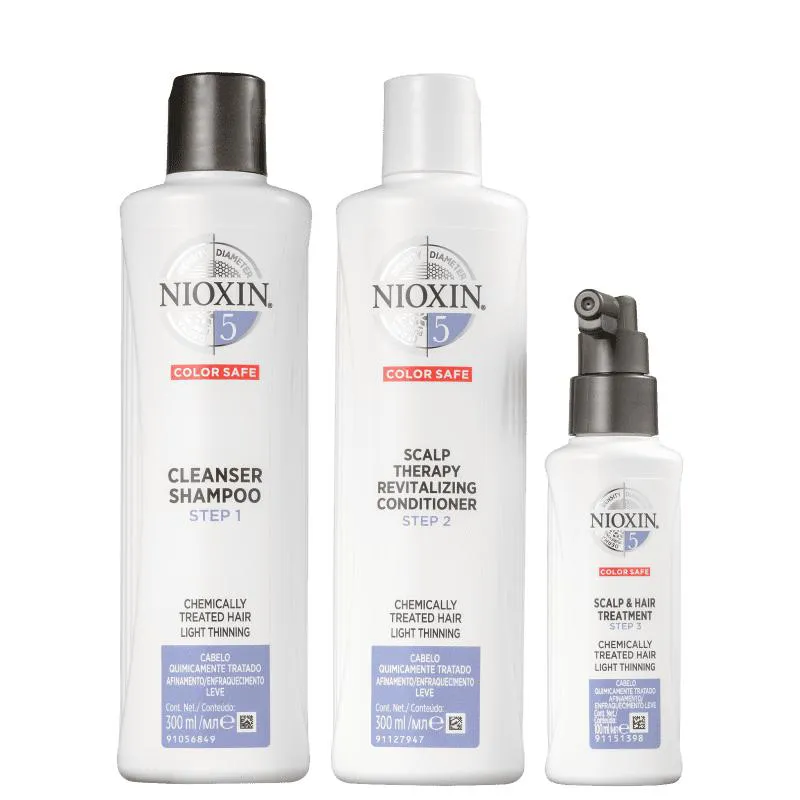 Kit Nioxin System 5 300ml (3 Produtos)