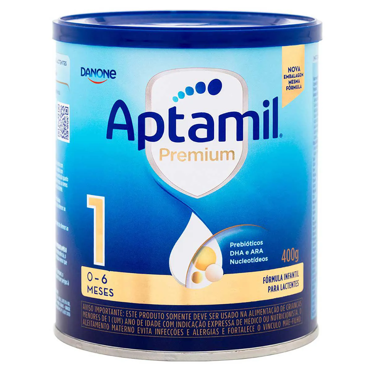 Fórmula Infantil Aptamil Premium 1 Danone 0 a 6 meses 400g