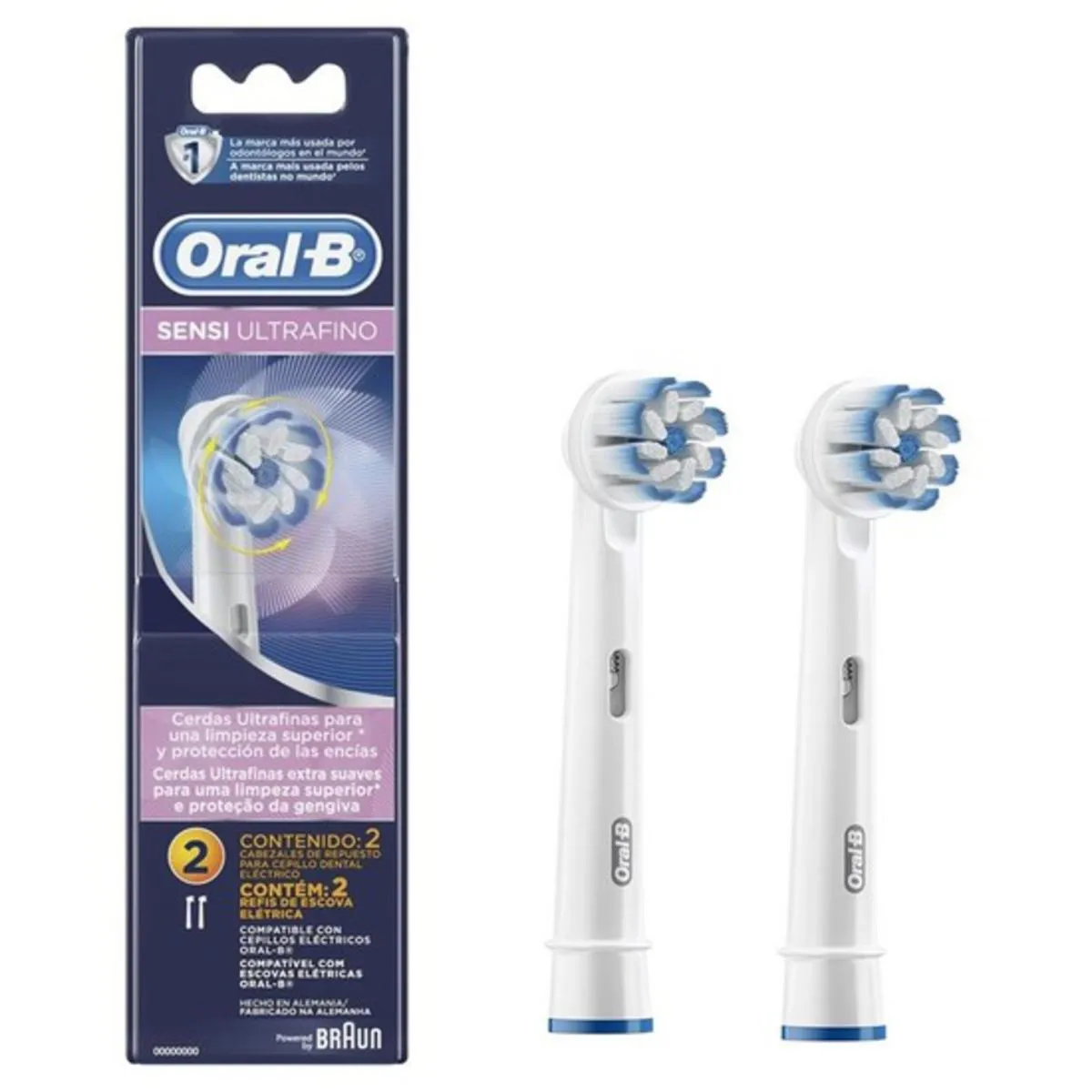 Refil Escova Elétrica Sensi Ultrafino 2 Unidades Oral-b