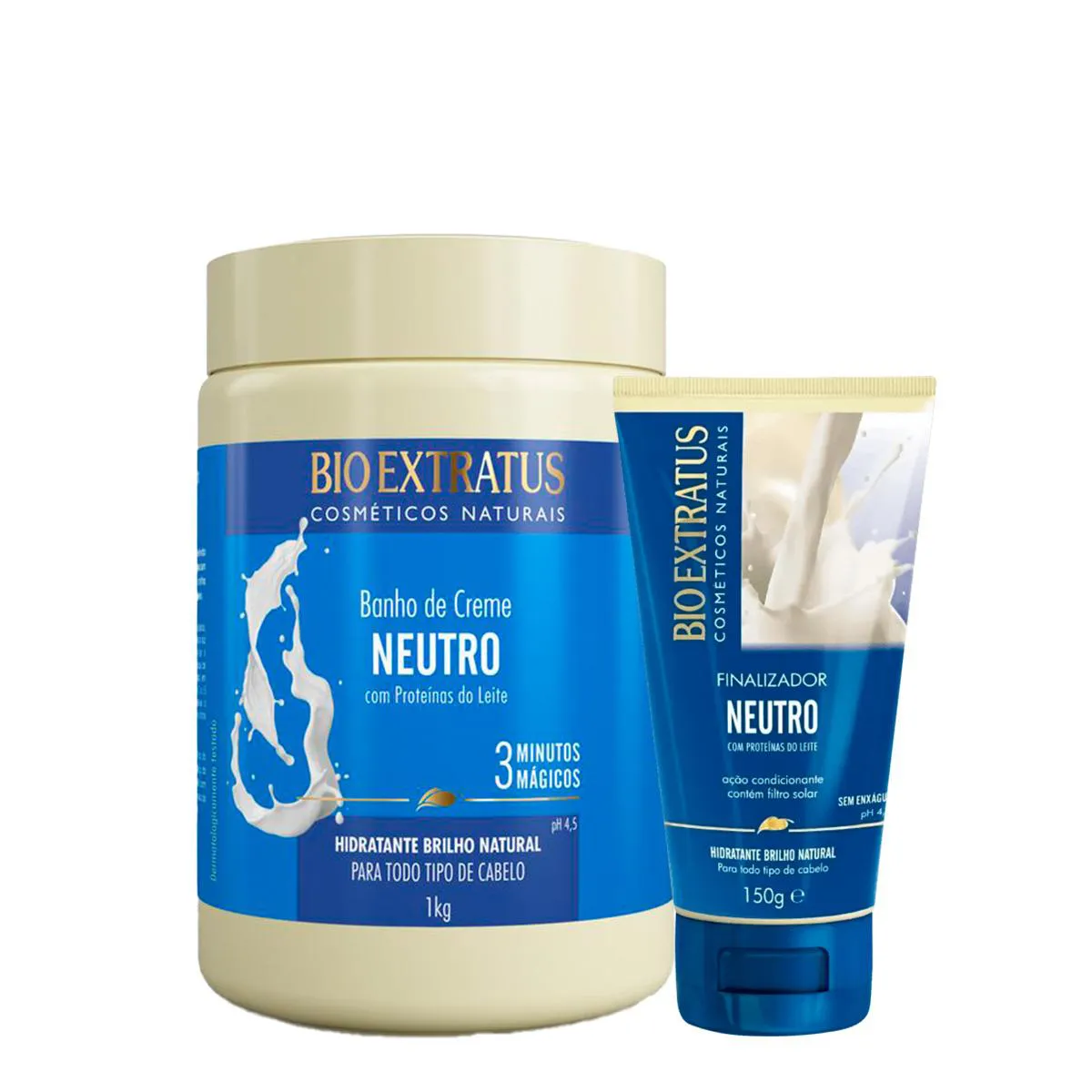 Kit Bio Extratus Neutro Máscara G e Finalizador (2 produtos)