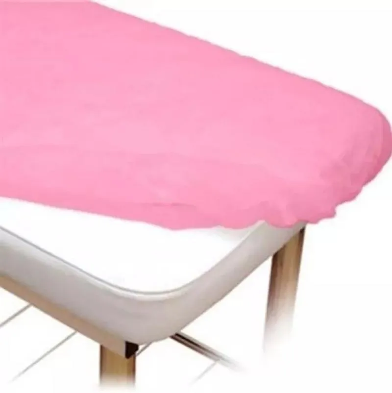 LENCOL 20GM2 210 X 90 CM C/ ELAST PROTDESC PCT 10UN - ROSA