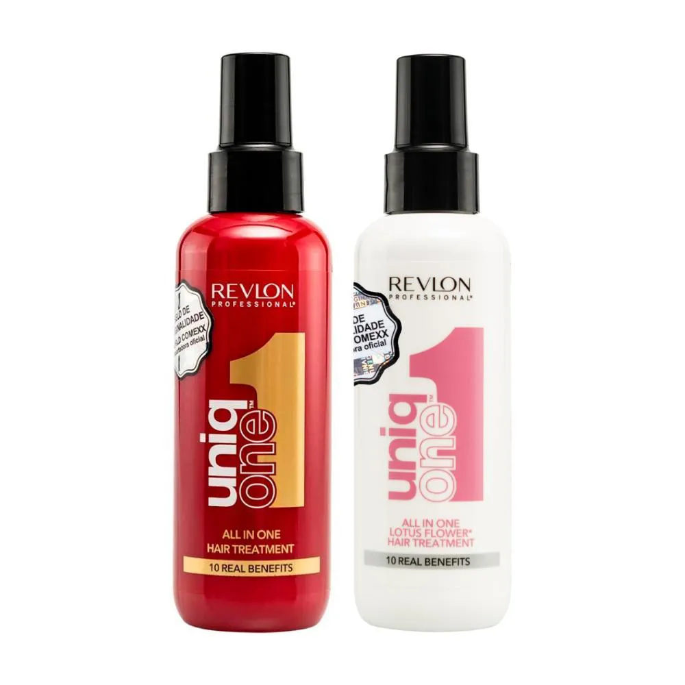 Kit Revlon Uniq One Leave-in 150ml + Uniq Lotus Flower