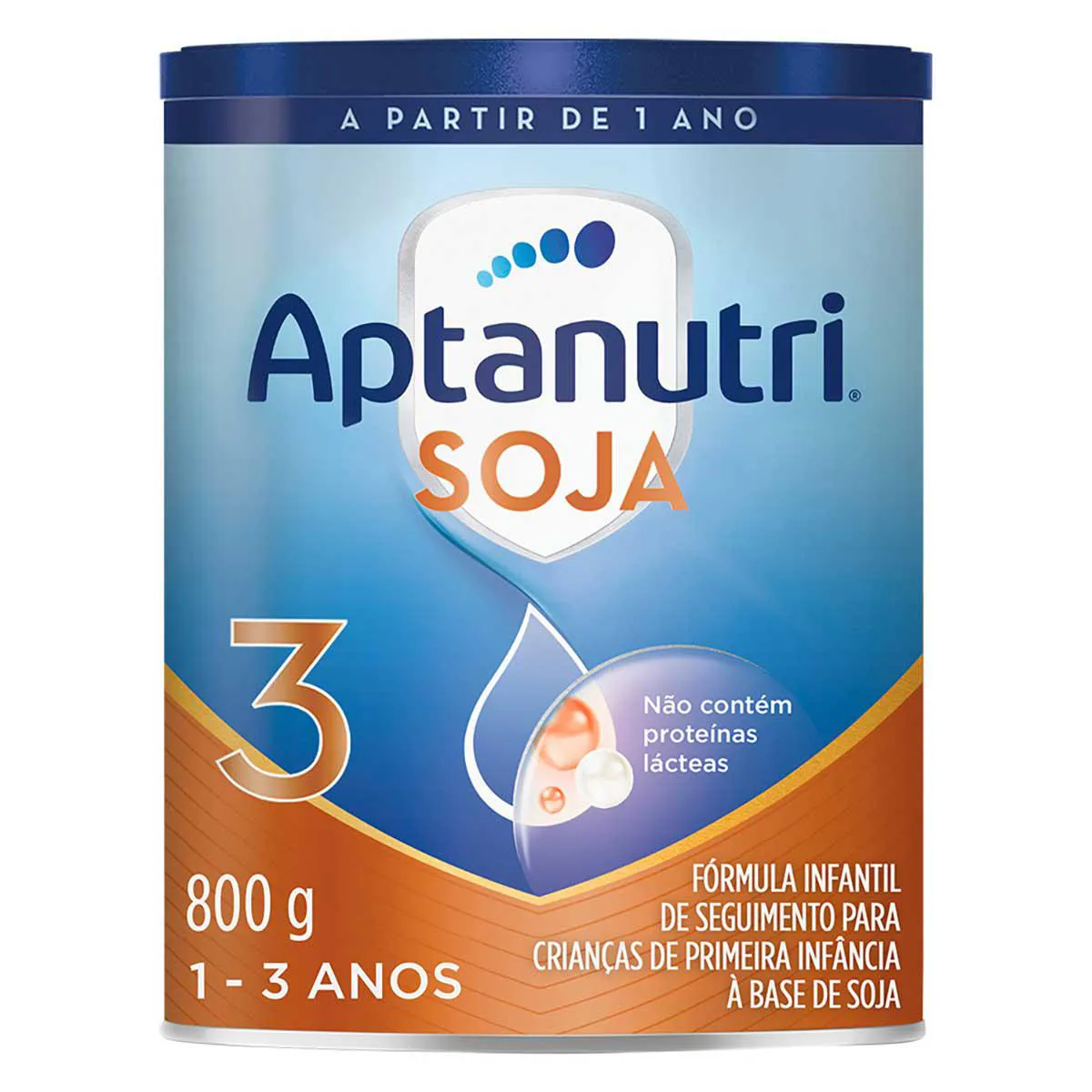 Fórmula Infantil Aptanutri Soja 3 Danone 1 a 3 anos 800g