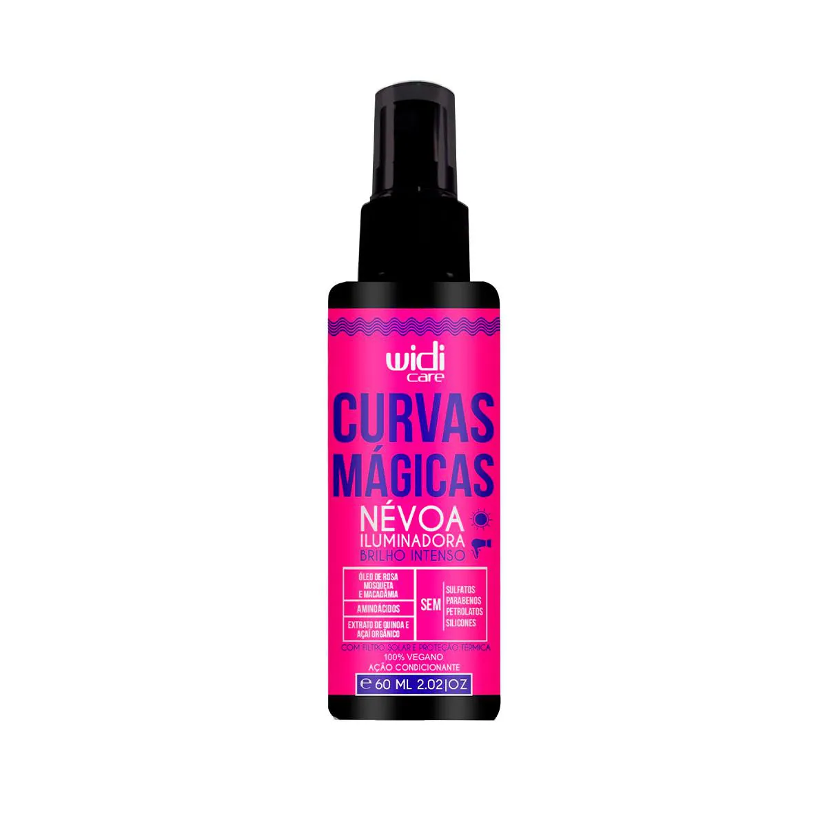 Névoa Iluminadora Curvas Mágicas 60ml - Widi Care