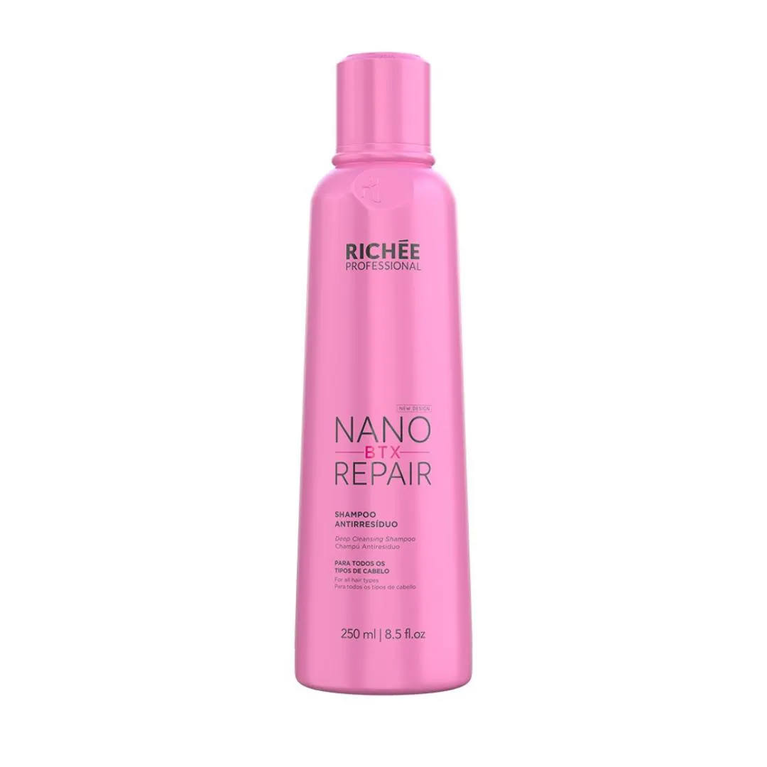 Shampoo Richée Nanobtx Repair Antiresíduos 250ml
