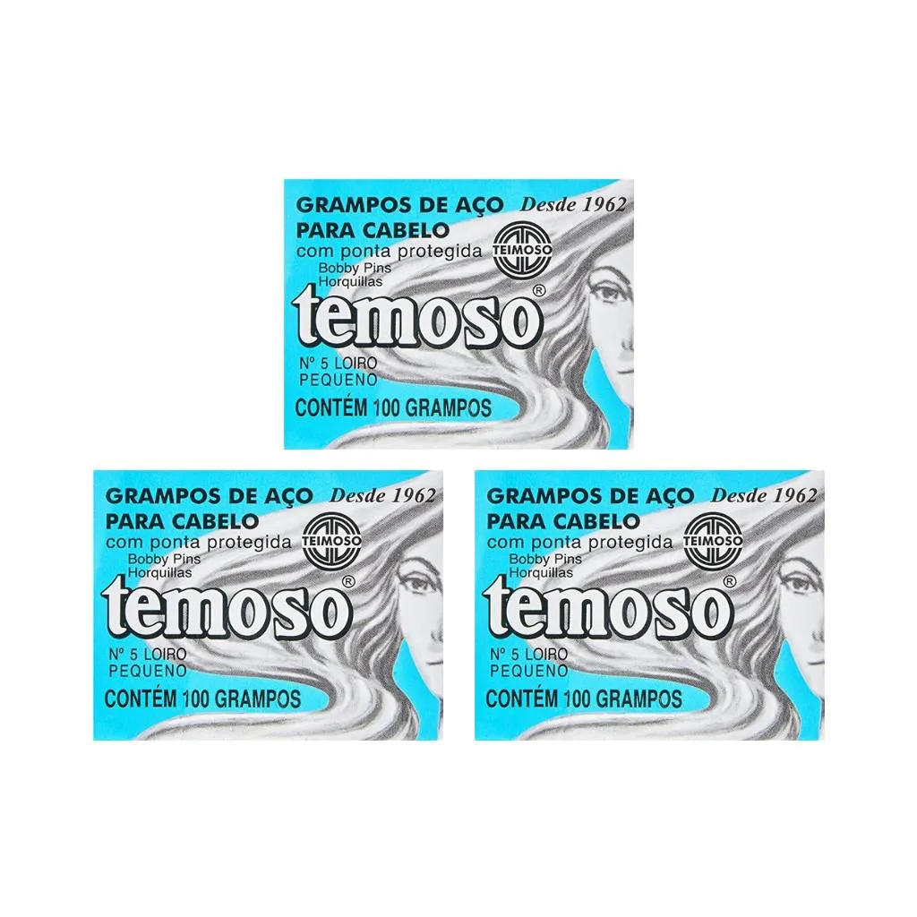 Grampo Teimoso N 5 Com 50un Louro - Kit C/ 3un