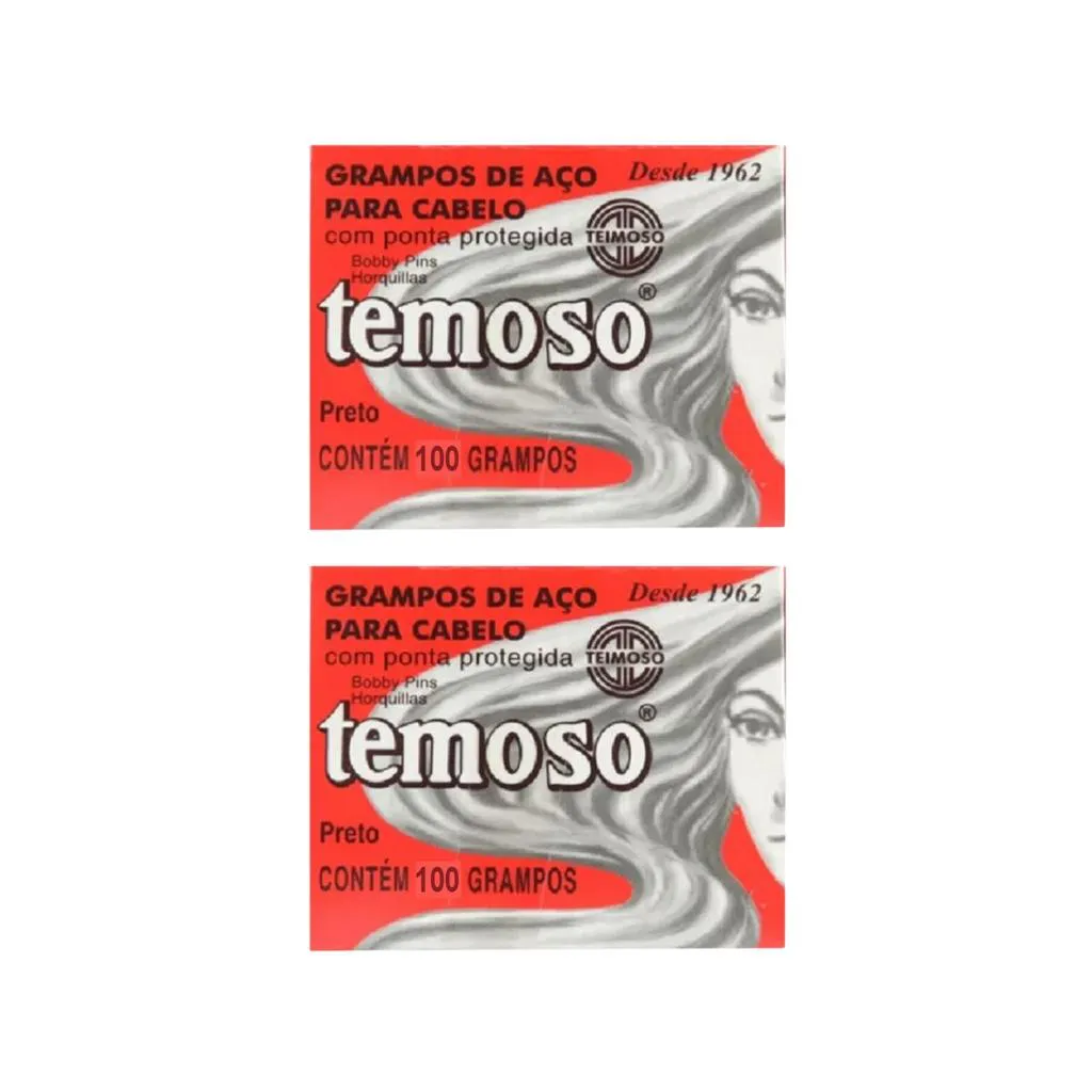 Grampo Teimoso N 5 Com 100un Preto - Kit C/ 2un