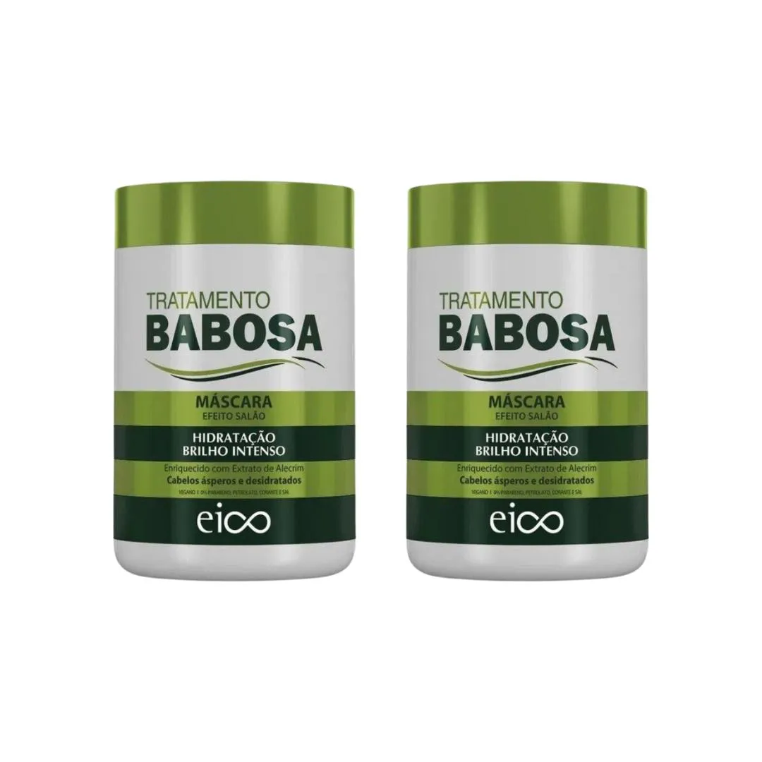 Mascara Eico 1kg Efeito Salao Babosa - Kit C/2un