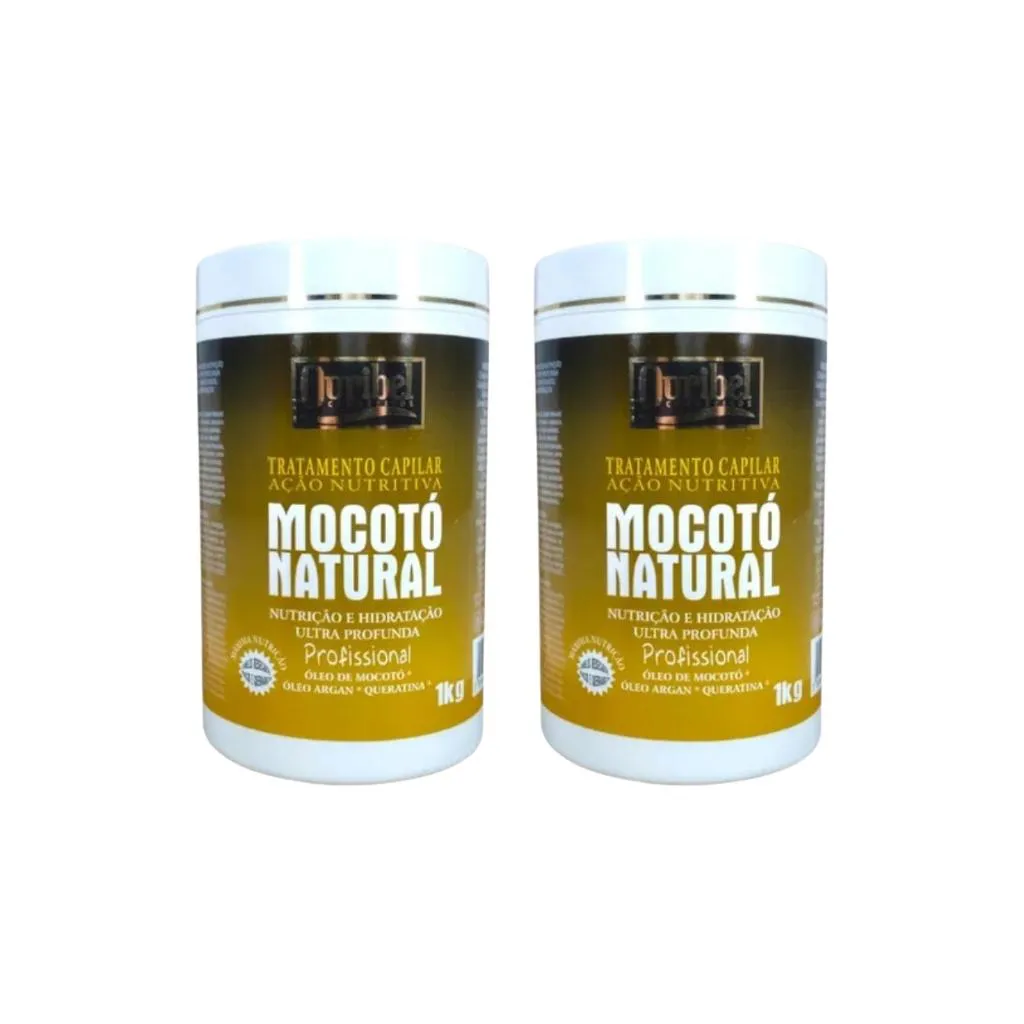 Mascara Ouribel Mocoto Natural 1000g - Kit C/ 2un