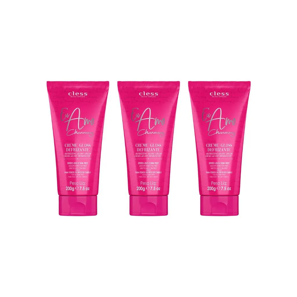 Defrizante Charming Gloss 200g-Kit C/3un