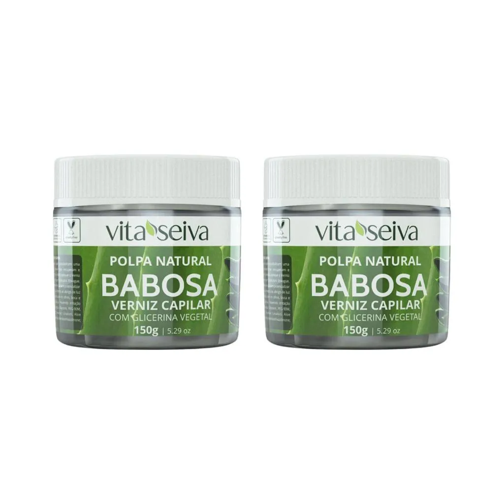 Verniz Capilar Vita Seiva Babosa 150g - Kit C/ 2un