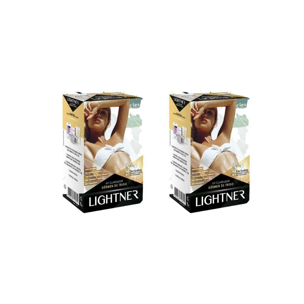 Kit Lightner Germen Trigo Descolorante 20g - Kit C/ 2un