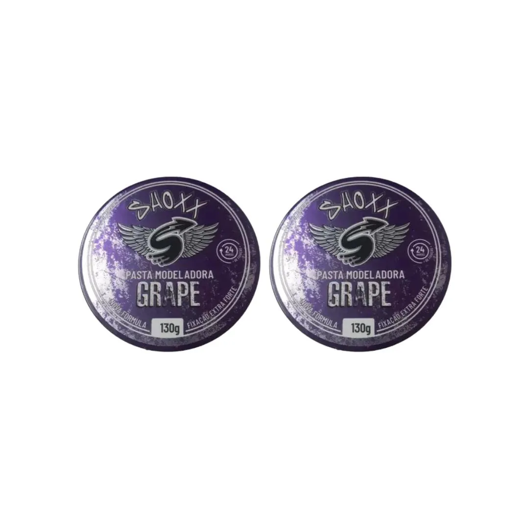 Pasta Modeladora Shoxx Grape 130g - Kit C/2un