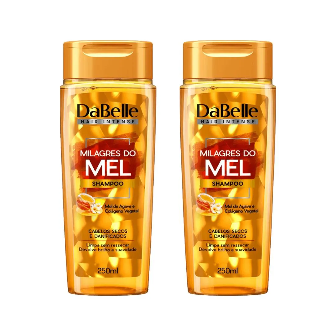 Shampoo Dabelle Milagres do Mel 250ml - Kit C/2un