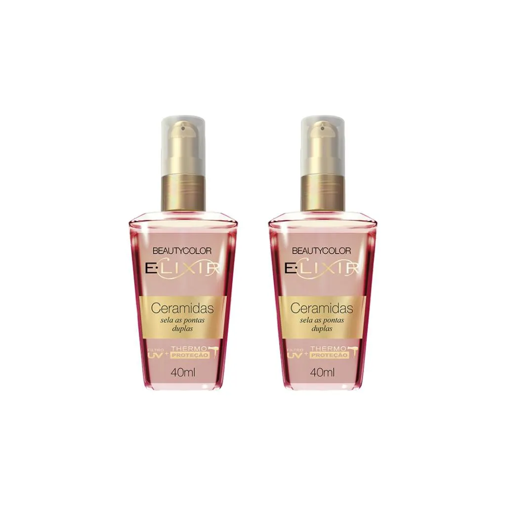 Oleo Capilar Beauty Color Elixir Ceramidas 40ml-Kit C/2un