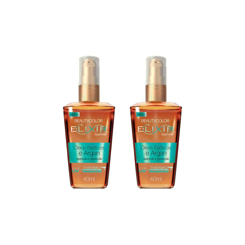 Oleo Capilar Beauty Color Elixir Argan 40ml-Kit C/2un