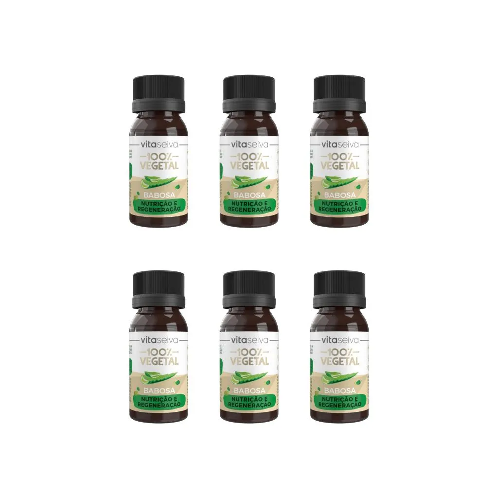Oleo Capilar Vegetal Vita Seiva Babosa 30ml-Kit C/6un