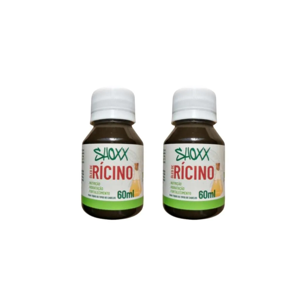 Oleo de Ricino Shoxx 60ml - Kit C/ 2un