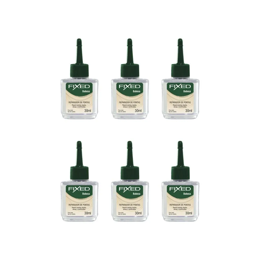 Reparador De Pontas Fixed Babosa 30ml - Kit C/ 6un