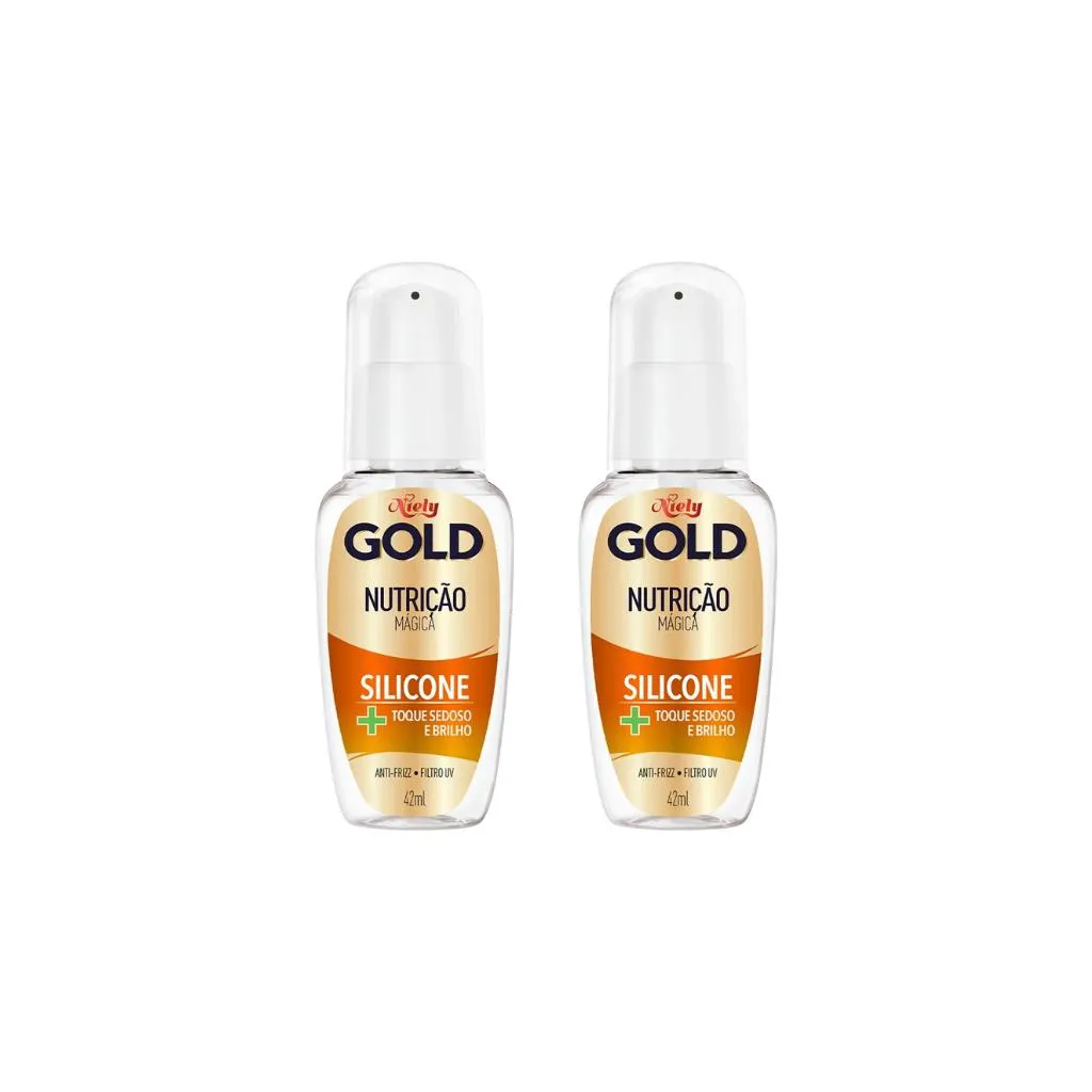 Silicone Niely Gold Nutricao Magica 42ml-Kit C/2un